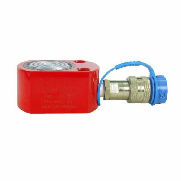 ZRM-020 Super Low Cylinder, 20 ton, 0.44in Stroke Min. Height 2.03in, Zinko, Mfr#: 21M-020